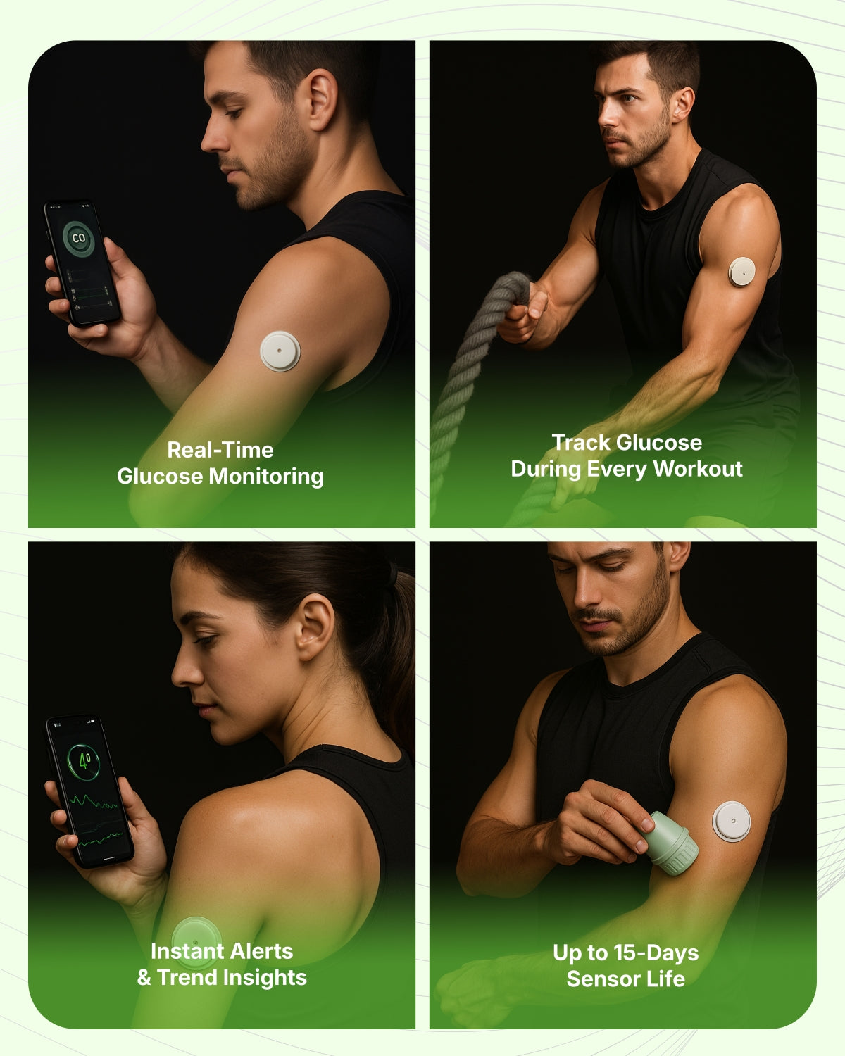 LinX CGM Smart Continous Glucose Monitoring