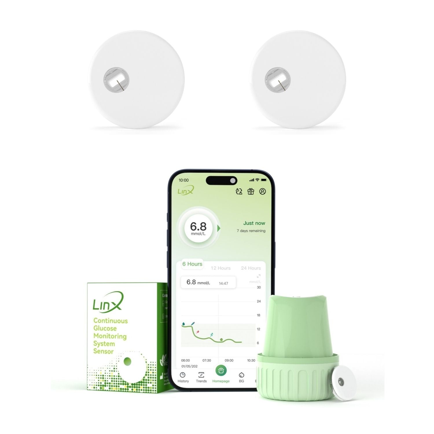 LinX CGM Smart Continous Glucose Monitoring