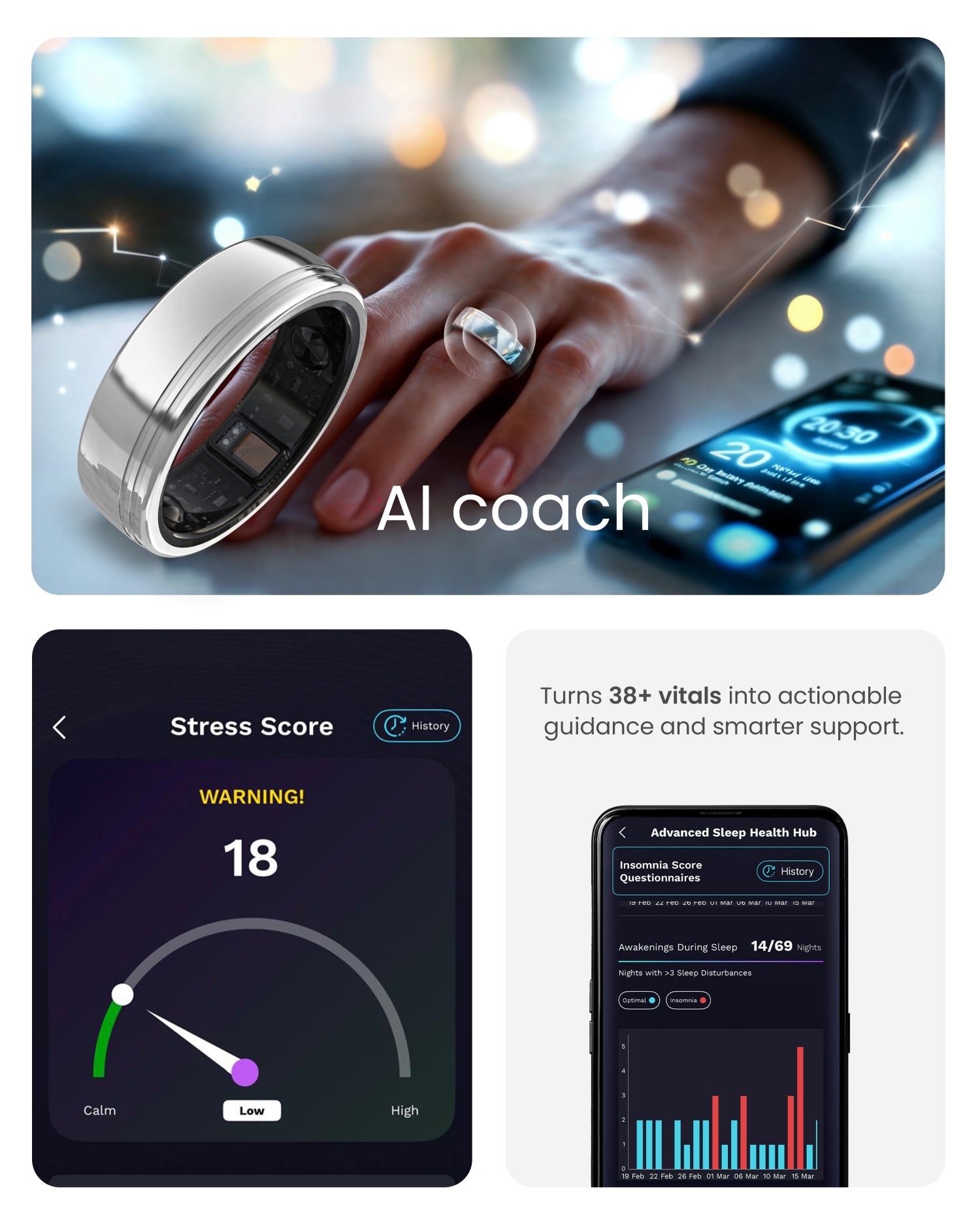 AI Health Ring – AaboRing Plus