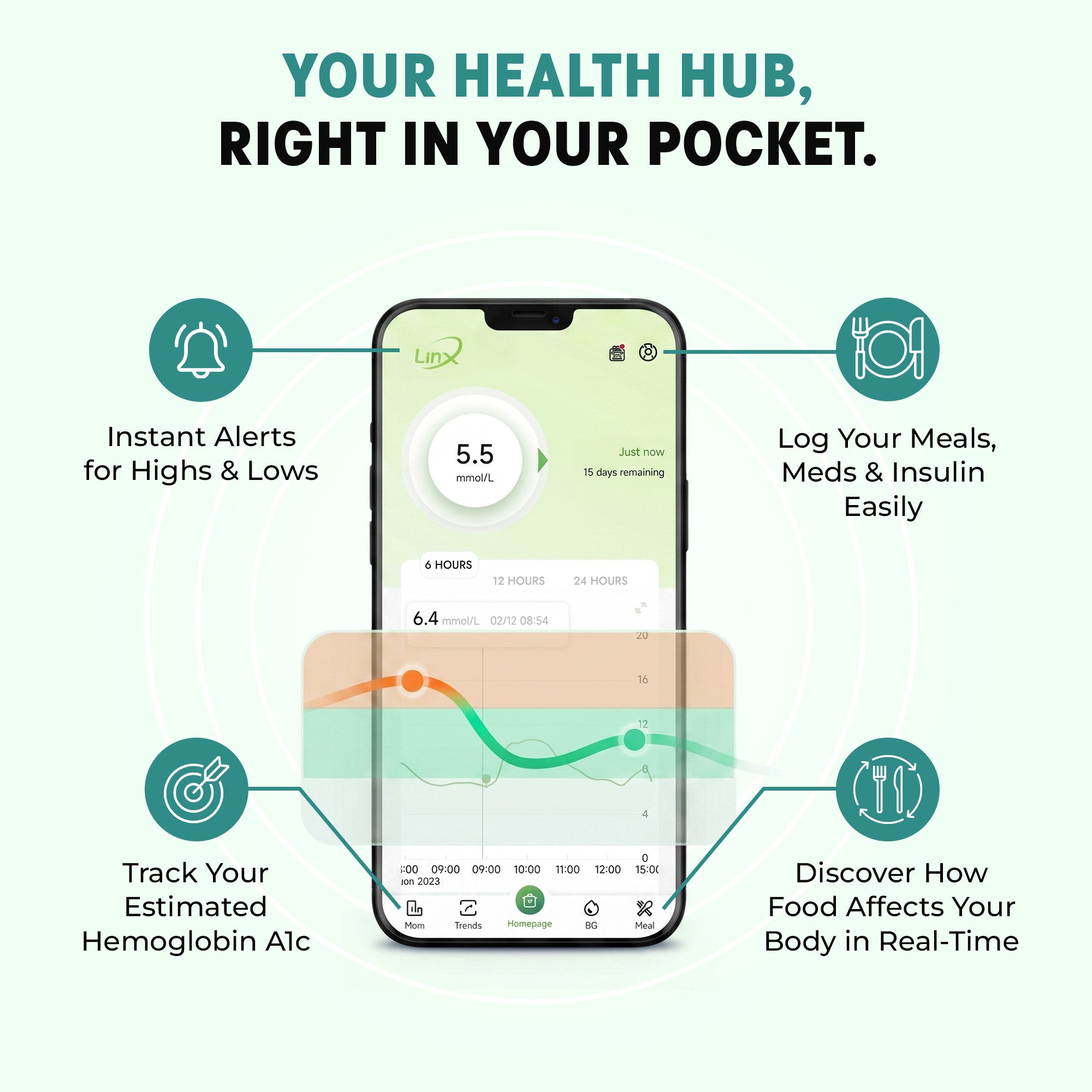 Linx CGM Your Health Hub